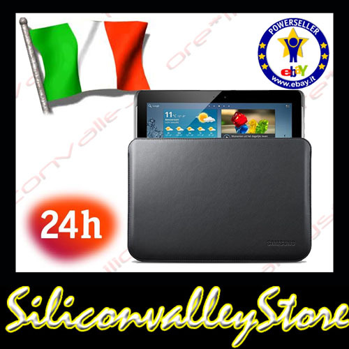 Custodia nera tasca pelle - tasca,